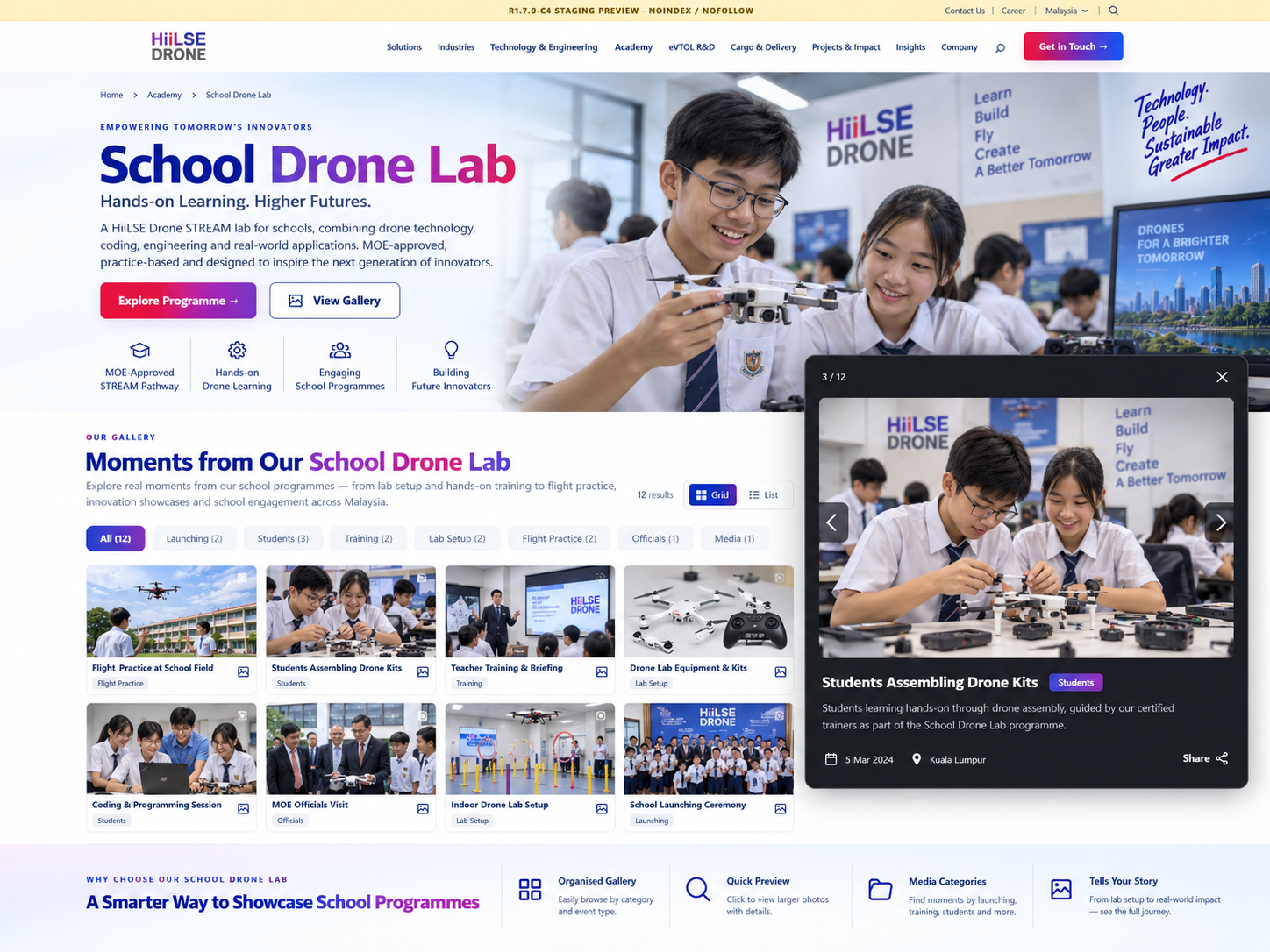 School Drone Lab